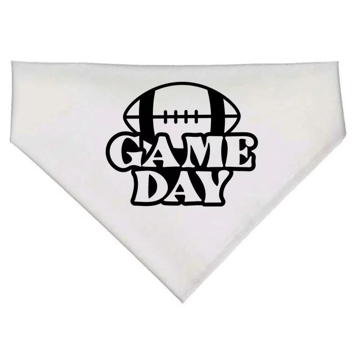 Game Day Football Lover USA-Made Doggie Bandana