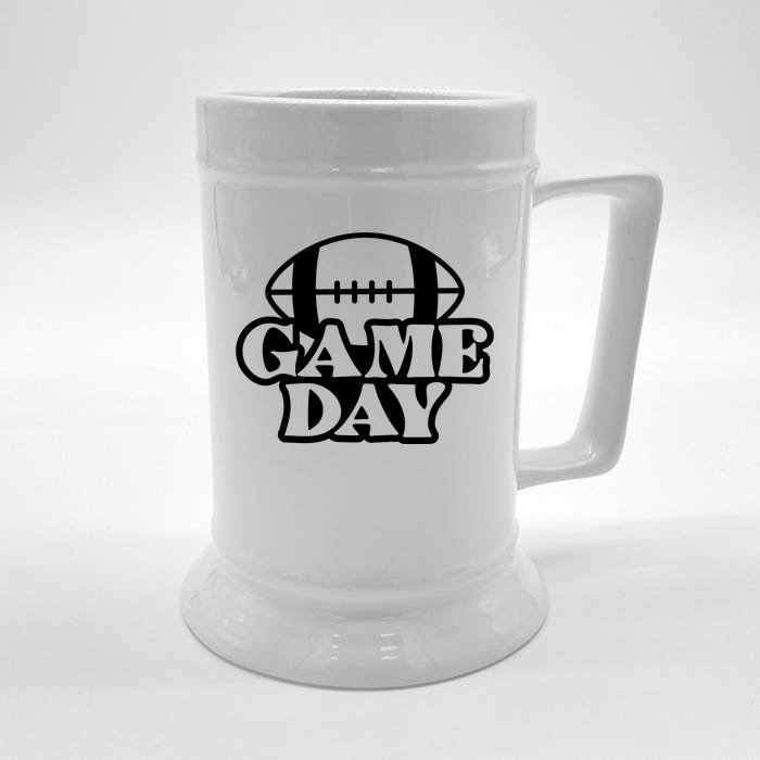 Game Day Football Lover Front & Back Beer Stein