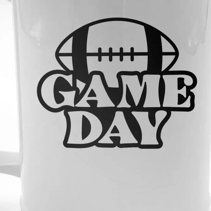 Game Day Football Lover Front & Back Beer Stein