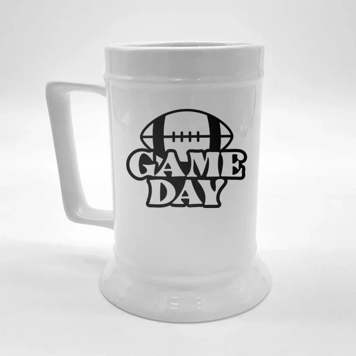 Game Day Football Lover Front & Back Beer Stein