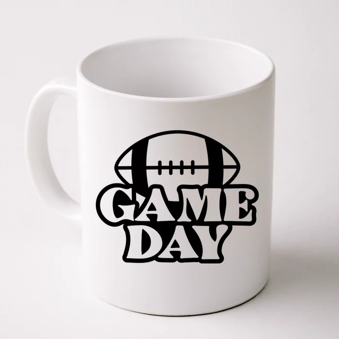 Game Day Football Lover Front & Back Coffee Mug