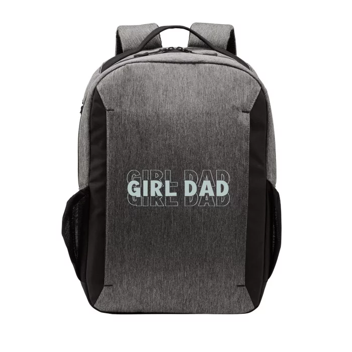 Girl Dad Funny Fathers Day Vector Backpack