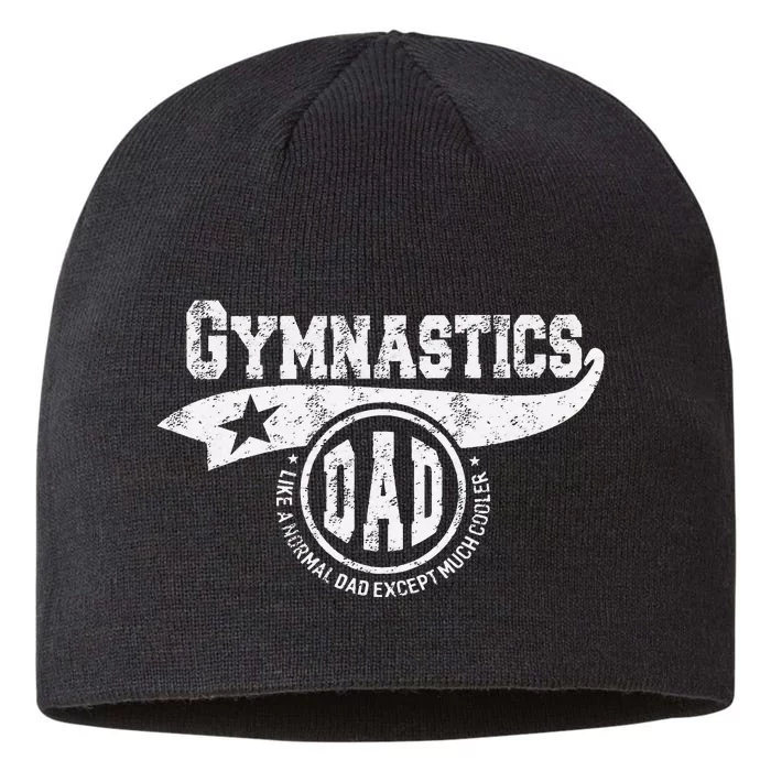 Gymnastics Dad Father's Day Gift Father 8 1/2in Sustainable Knit Beanie