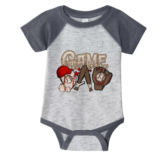 Game Day Funny Baseball Mama Baseball Season Game Day Mama Infant Baby Jersey Bodysuit