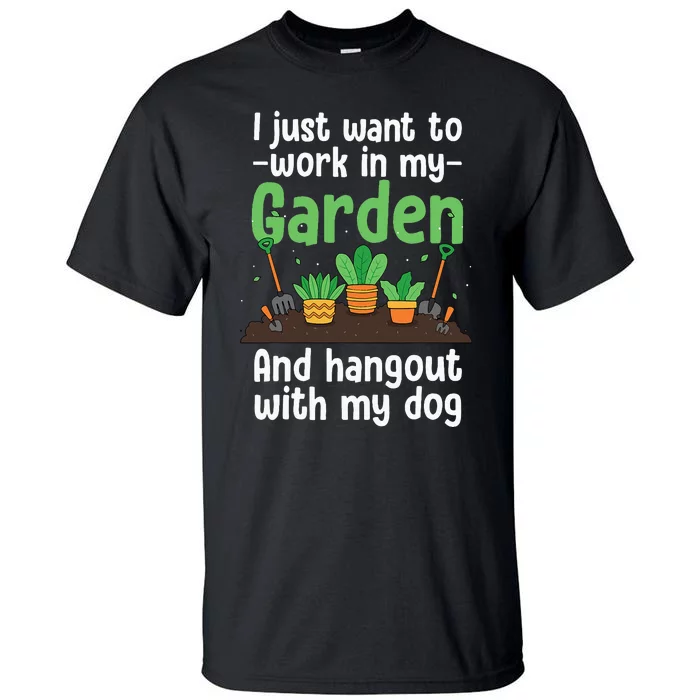 Gardening Design For Women Plant Lover Florist Gardener Tall T-Shirt