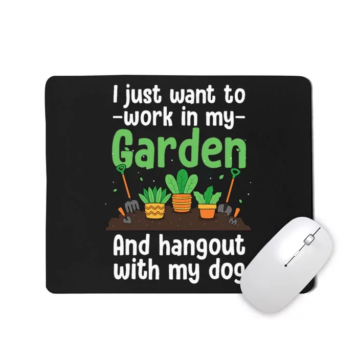 Gardening Design For Women Plant Lover Florist Gardener Mousepad