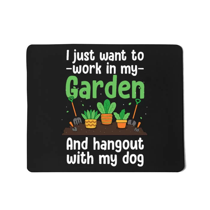 Gardening Design For Women Plant Lover Florist Gardener Mousepad