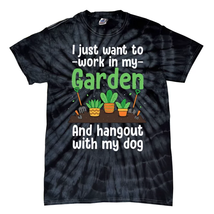 Gardening Design For Women Plant Lover Florist Gardener Tie-Dye T-Shirt