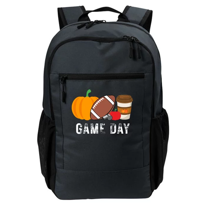 Game Day Football Pumpkin Fall Daily Commute Backpack