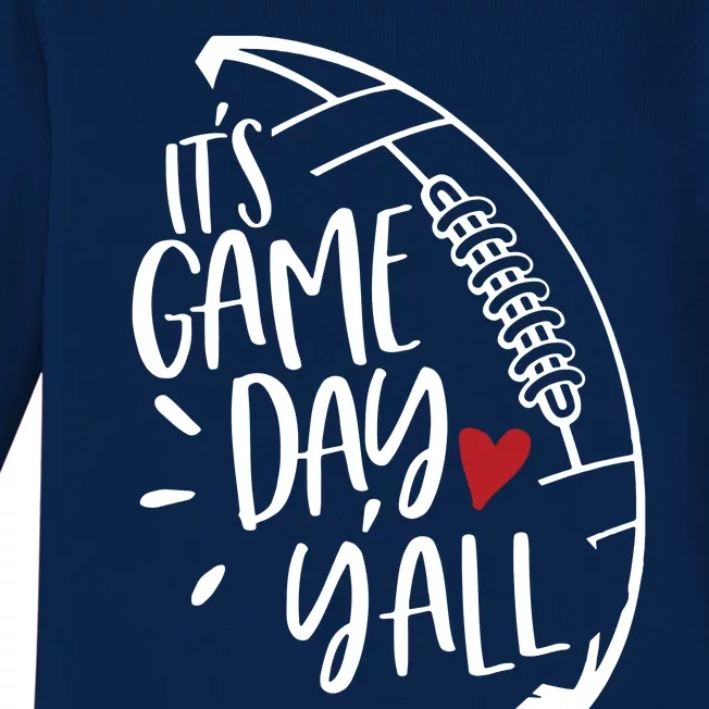 Game Day Football Season Funny Men Women Team Sports Baby Long Sleeve Bodysuit