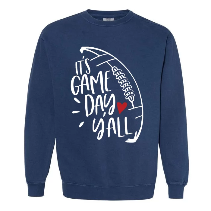 Game Day Football Season Funny Men Women Team Sports Garment-Dyed Sweatshirt