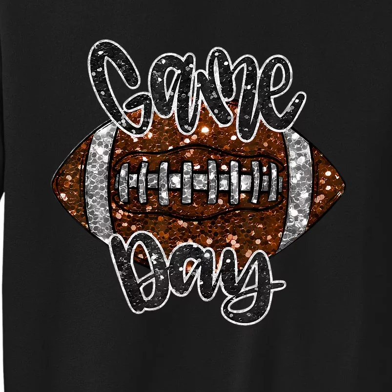 Game Day Football Bling Bling Football Lover Fall Autumn Sweatshirt