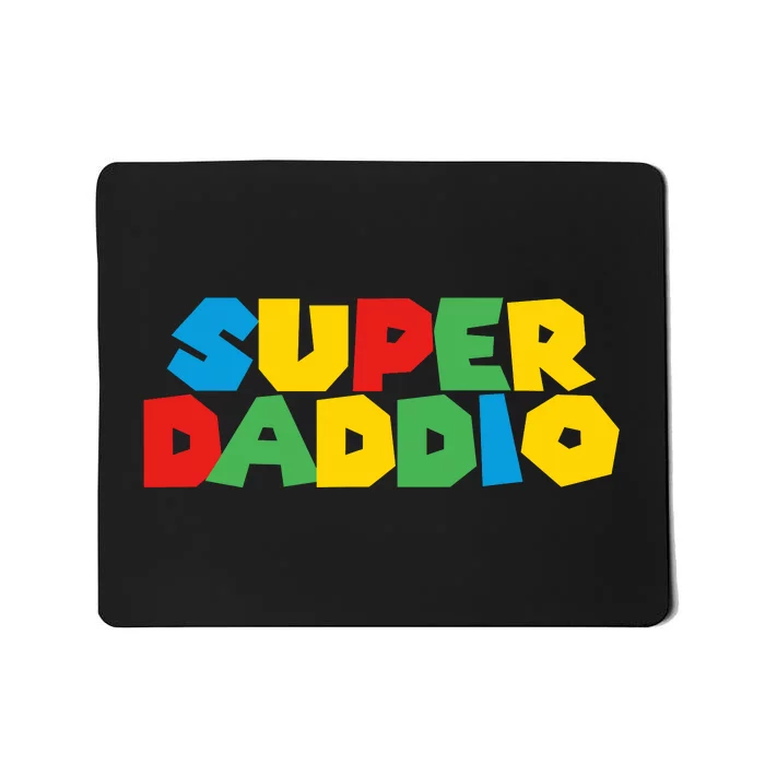 Gamer Daddio Funny Super Dad Funny Fathers From Wife Mousepad