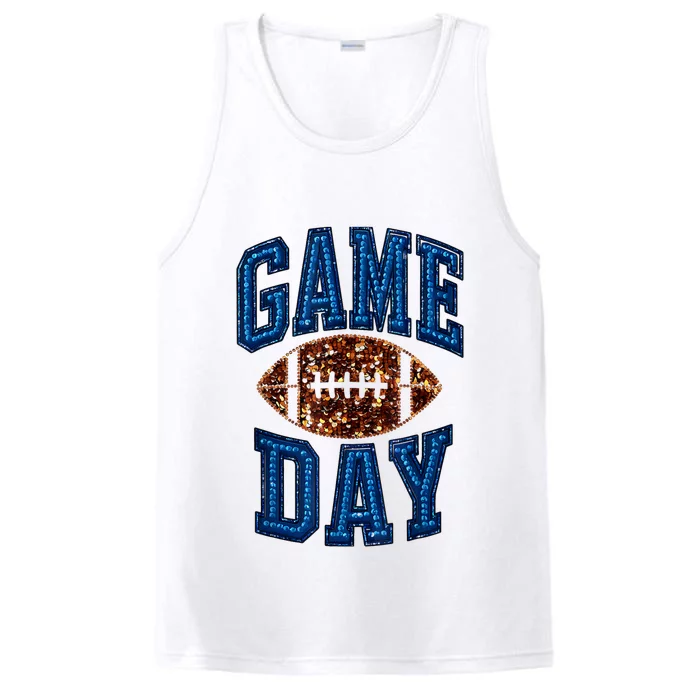 Game Day Football For Women Performance Tank