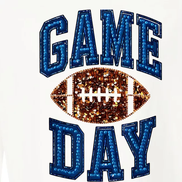 Game Day Football For Women Cropped Pullover Crew