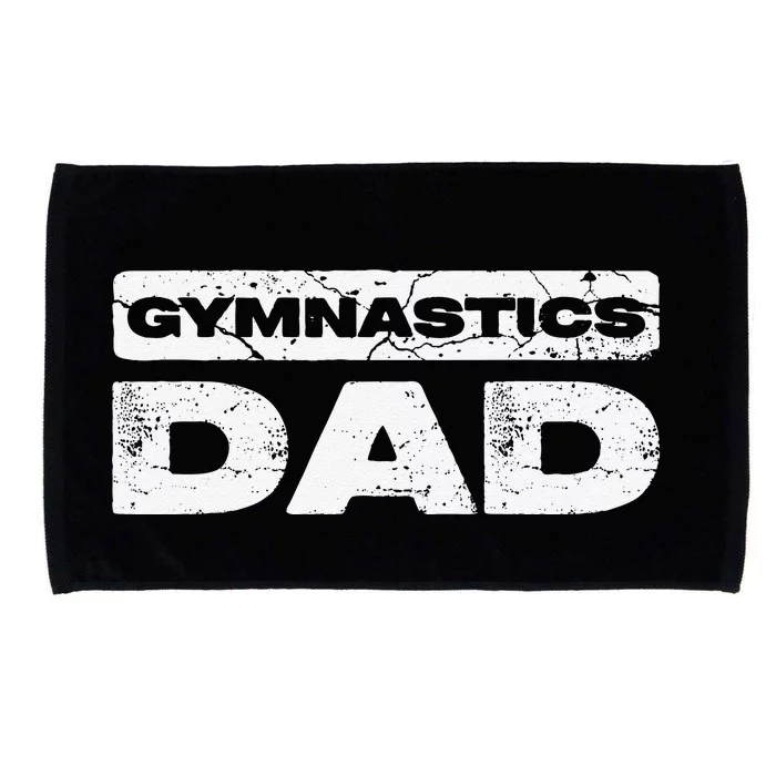 Gymnastics Dad Fathers Day Microfiber Hand Towel