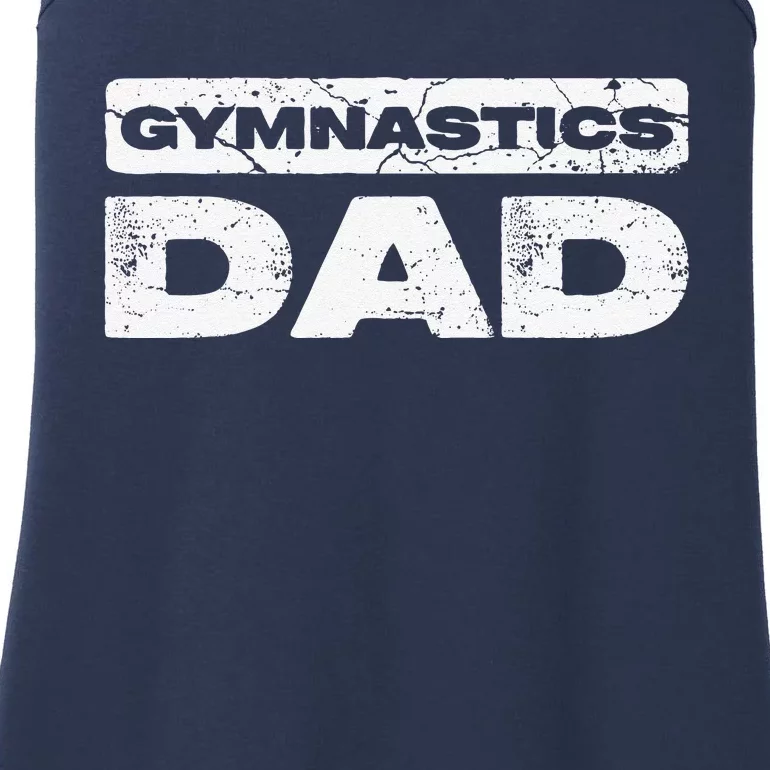 Gymnastics Dad Fathers Day Ladies Essential Tank