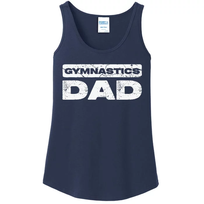 Gymnastics Dad Fathers Day Ladies Essential Tank