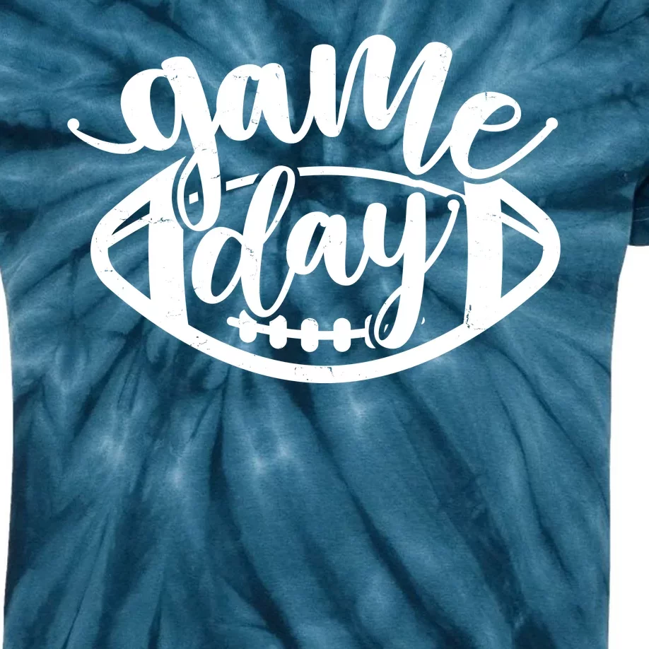 Game Day Football Fan Kids Tie-Dye T-Shirt