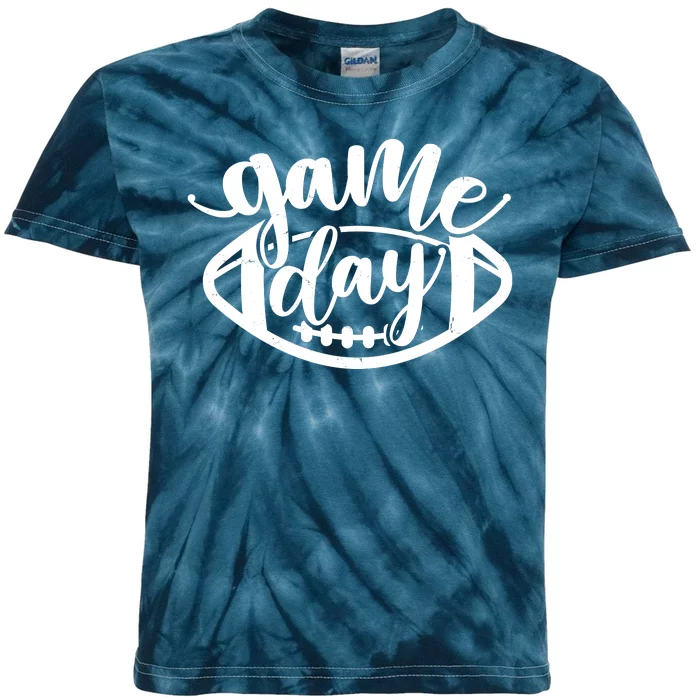 Game Day Football Fan Kids Tie-Dye T-Shirt