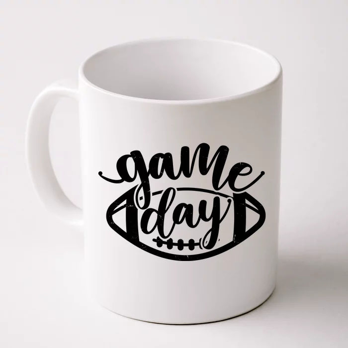 Game Day Football Fan Front & Back Coffee Mug