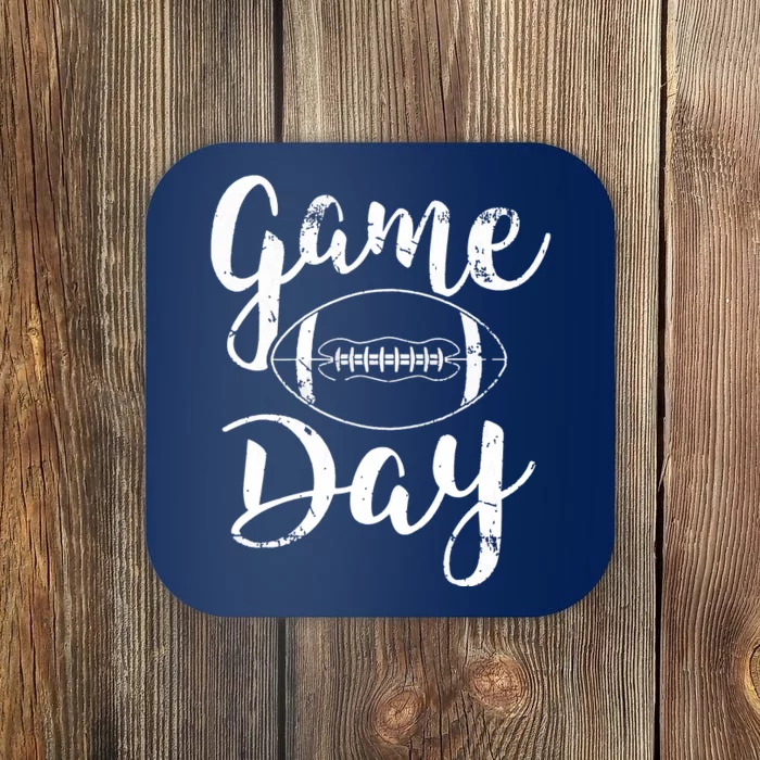 Game Day Football Cute Football Top Coaster