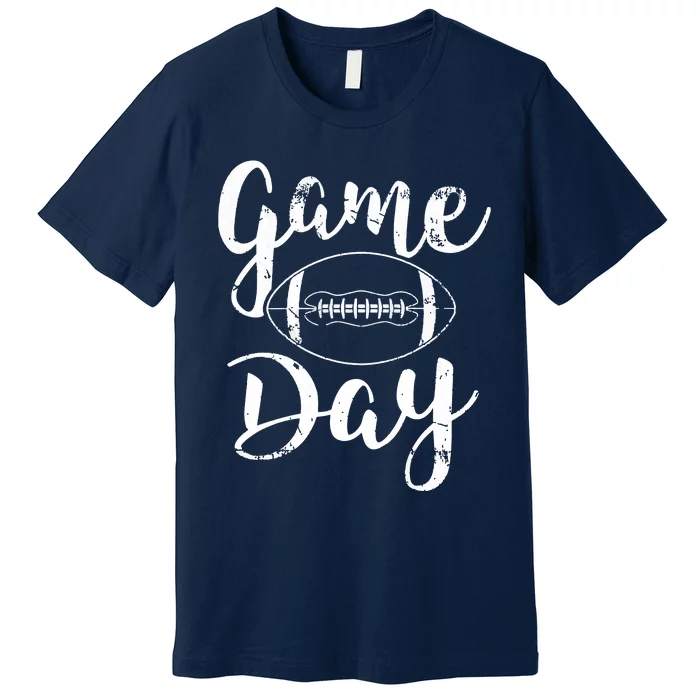 Game Day Football Cute Football Top Premium T-Shirt