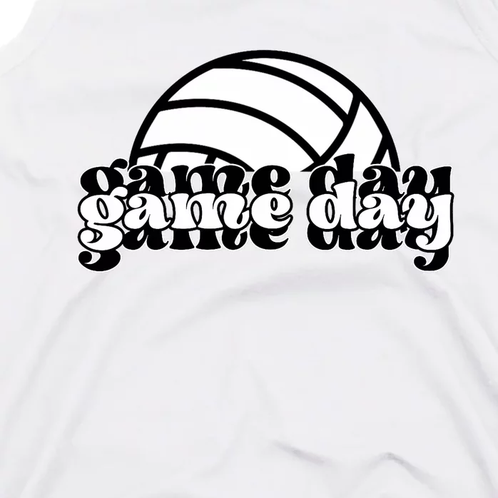 Game Day Funny Team Sports Volleyball Mom Dad Coach Tank Top