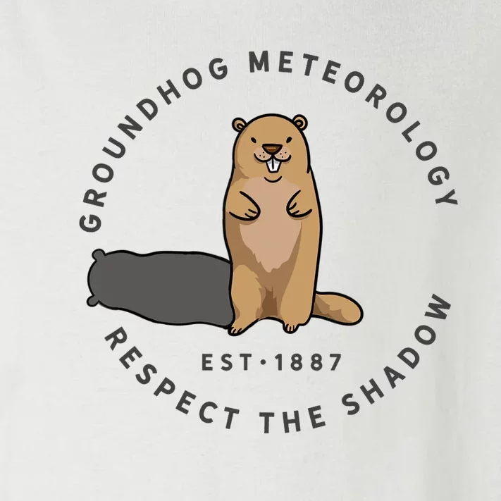 Groundhog Day Funny Quote Respect The Shadow Meteorology Toddler Long Sleeve Shirt