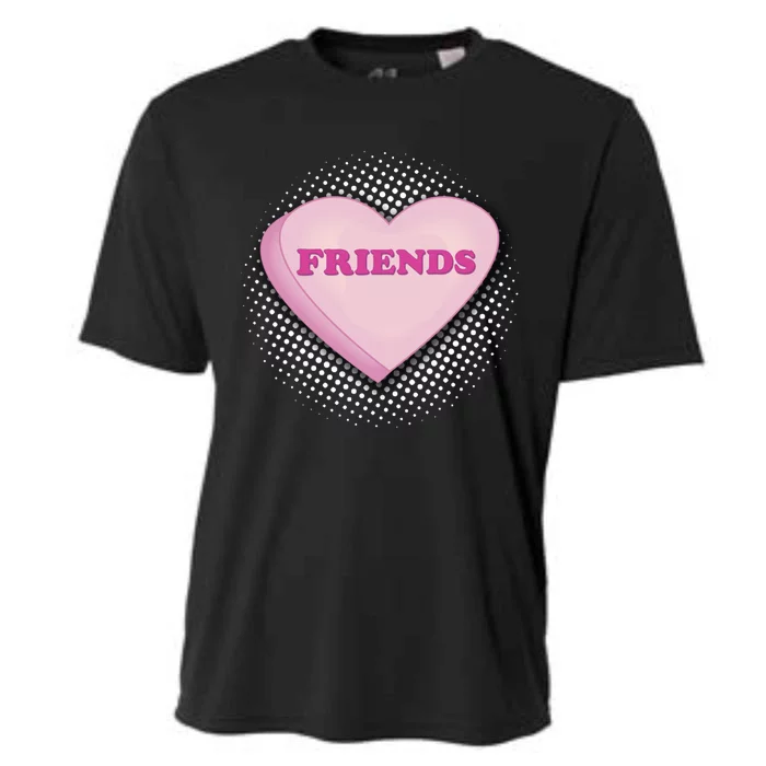 Galentines Day Friends Pink Heart Gift Cooling Performance Crew T-Shirt