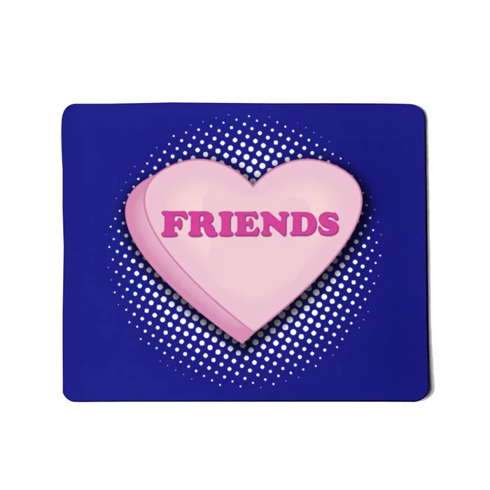 Galentines Day Friends Pink Heart Gift Mousepad