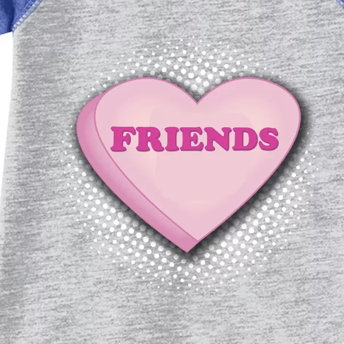 Galentines Day Friends Pink Heart Gift Infant Baby Jersey Bodysuit