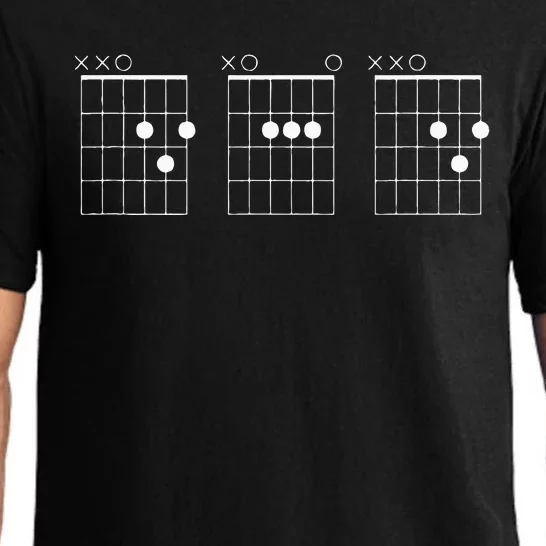 Guitarist Dad Fathers Day Dad Guitar Chords Pajama Set