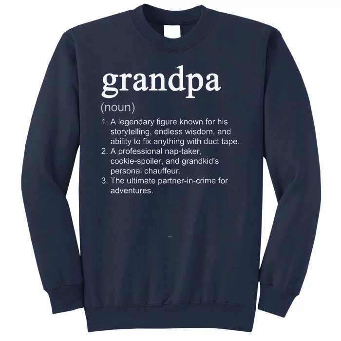 Grandpa Definition Funny Cool Sweatshirt