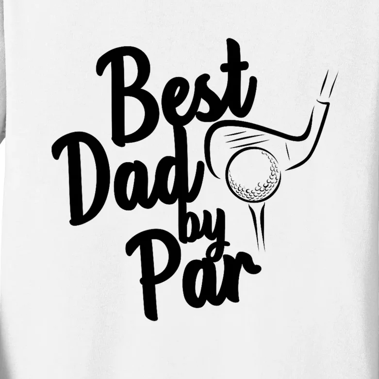 Golf Dad Father’s Day Kids Long Sleeve Shirt