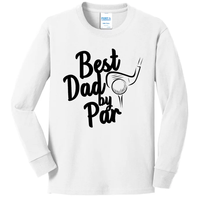 Golf Dad Father’s Day Kids Long Sleeve Shirt