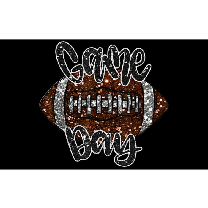 Game Day Football Bling Bling Football Lover Sport Season Bumper Sticker