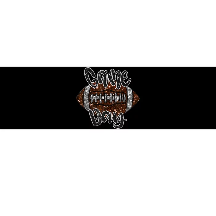 Game Day Football Bling Bling Football Lover Sport Season Bumper Sticker