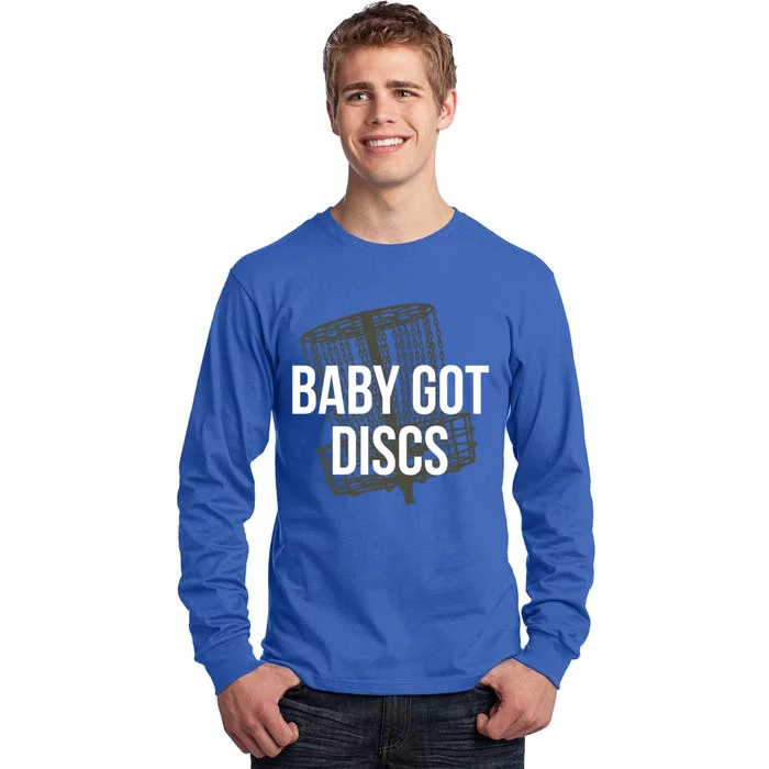 Got Discs Funny Disc Golf Humor Golfer Pun Couples Cool Gift Tall Long Sleeve T-Shirt