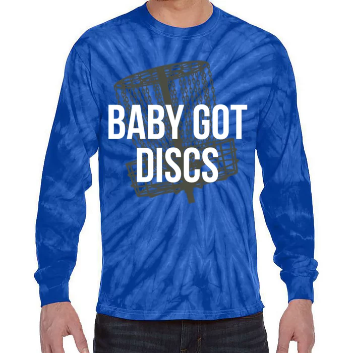 Got Discs Funny Disc Golf Humor Golfer Pun Couples Cool Gift Tie-Dye Long Sleeve Shirt