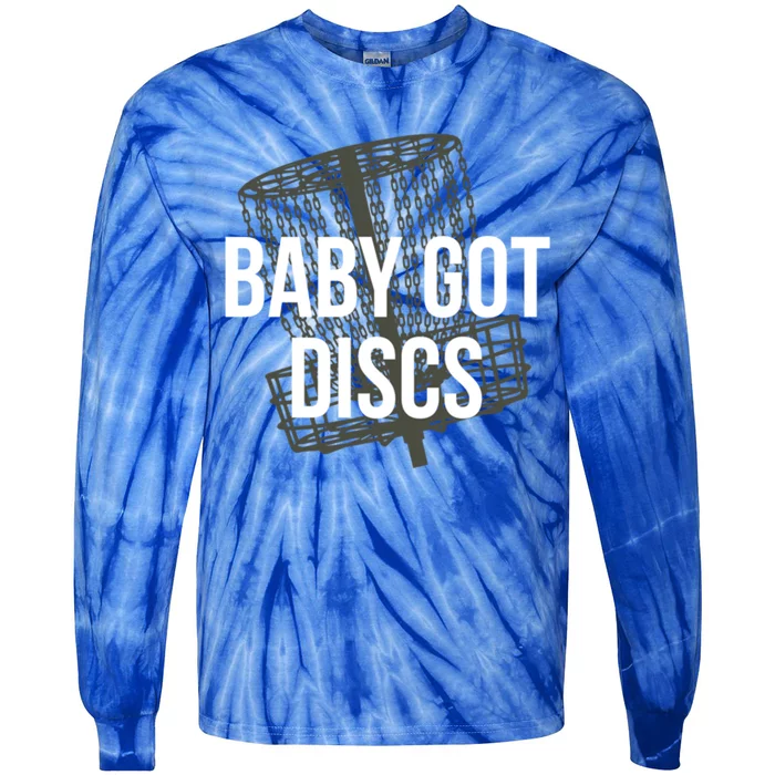 Got Discs Funny Disc Golf Humor Golfer Pun Couples Cool Gift Tie-Dye Long Sleeve Shirt