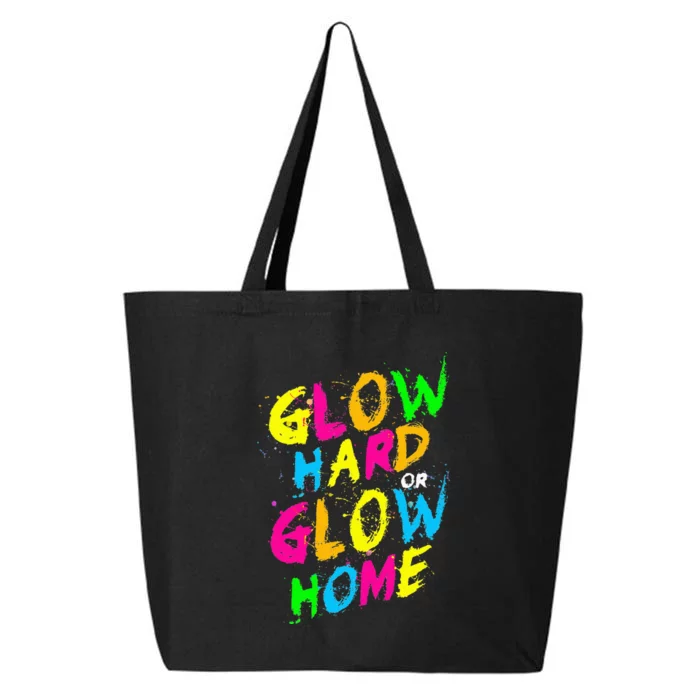 Glow Design for and adults in bright colors 80s theme 25L Jumbo Tote