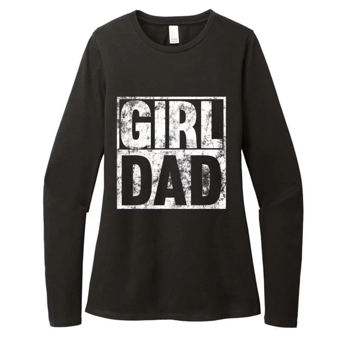 Girl Dad For Men Hashtag Girl Dad Fathers Day Daughter Womens CVC Long Sleeve Shirt