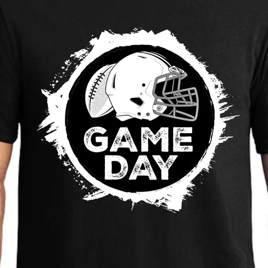 Game Day Football College High School Stadium Mom Dad Fan Gift Pajama Set