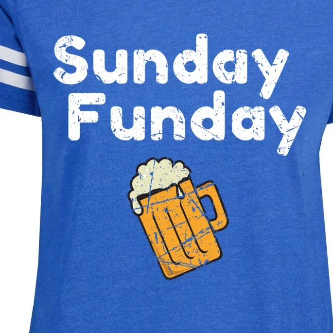 Game Day Funny Sunday Sports Funday Drinking Football Enza Ladies Jersey Football T-Shirt