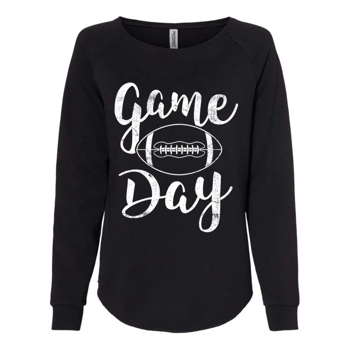 Game Day Football Cute Football Top Meaningful Gift Womens California Wash Sweatshirt