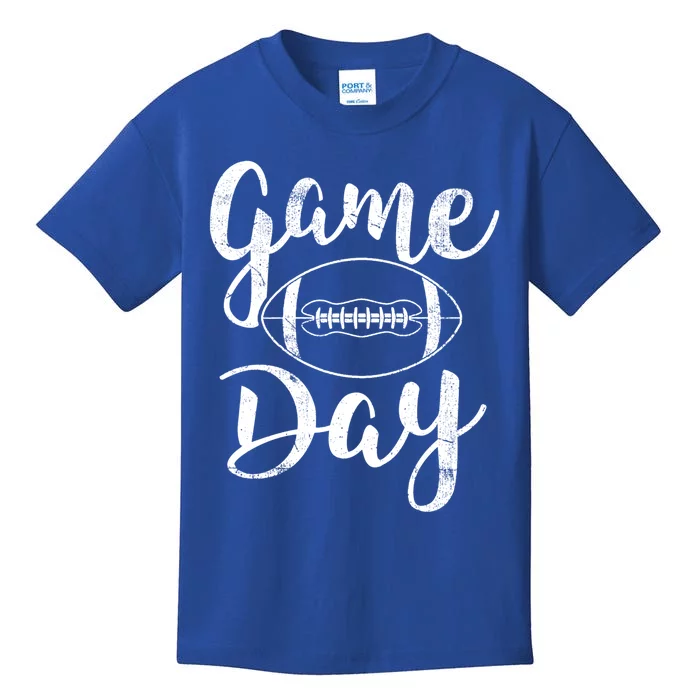 Game Day Football Cute Football Top Meaningful Gift Kids T-Shirt