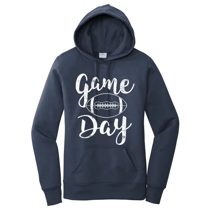 Game Day Football Cute Football Top Meaningful Gift Women's Pullover Hoodie