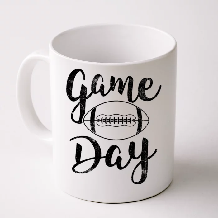 Game Day Football Cute Football Top Meaningful Gift Front & Back Coffee Mug