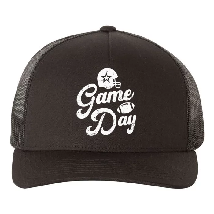 Game Day Fantasy Football Season FunnyVintage Yupoong Adult 5-Panel Trucker Hat